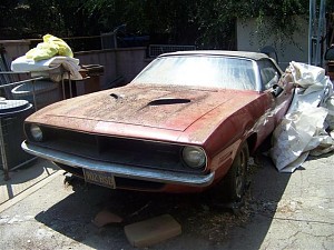 1970 Plymouth 'Cuda Convertible W/340 Auto Found In Yard