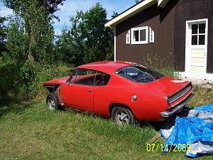 67 BARRACUDA FASTBACK 273 HO 904 7.25