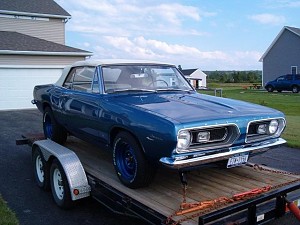 1967 barracuda vert First day out of garage in 20 years