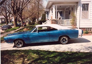 1969 Dodge Charger R/T "Blue and White" Pops' first Muscle Car
