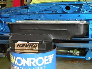 71 Valiant Scamp  Rear sump oil pan.