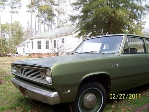 1969 PLYMOUTH VALIANT,2-DOOR /6-AUTO