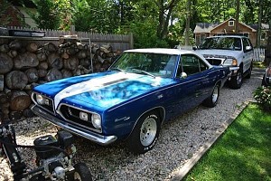 Front view of my 1967 Cuda Vinyl top Notchback