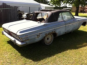 1963 Plymouth Fury Convertible Body For Sale