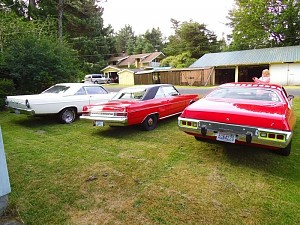 Our 1965 Ford Galaxie 500...1973 Plymouth Roadrunner and our Scamp