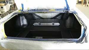 Bedliner coating sprayed