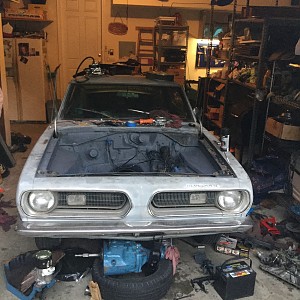 Evan's 68 Barracuda Fastback "The Cuder"