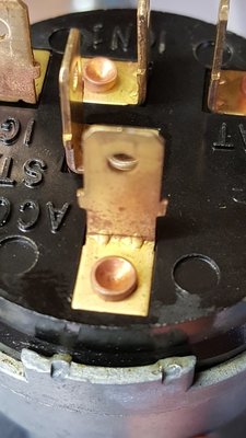 Repairing a Cracked Spade on an Ignition Switch