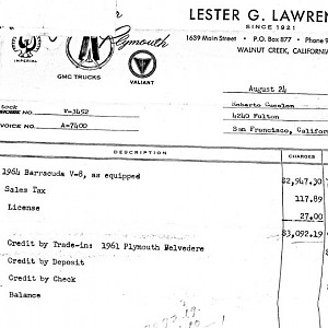 3 Generation '64 Barracuda